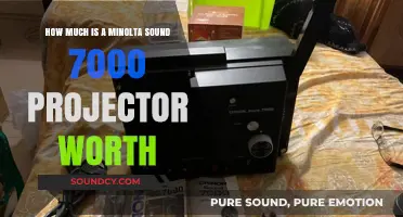 Minolta Sound 7000 Projector Value: Current Market Worth Guide