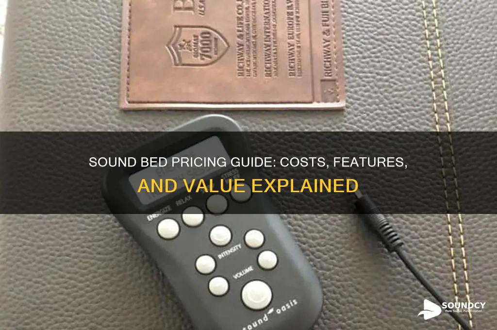 how much is a sound bed