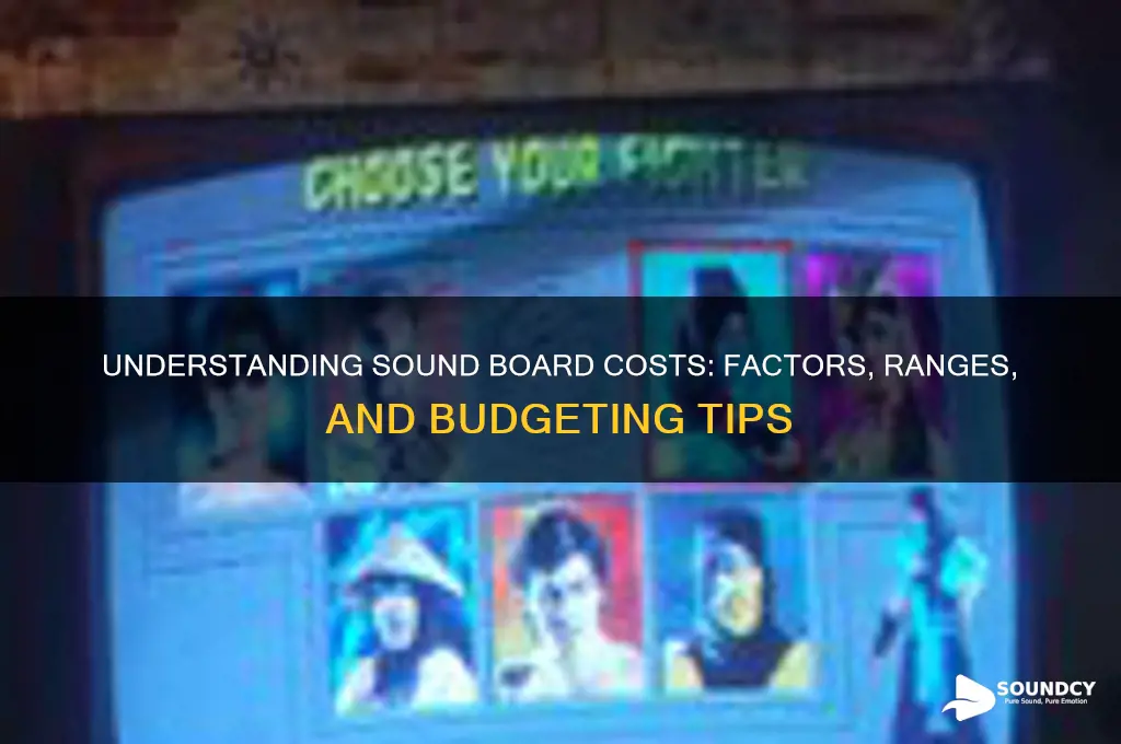 how much is a sound board
