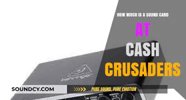Sound Card Prices at Cash Crusaders: What to Expect
