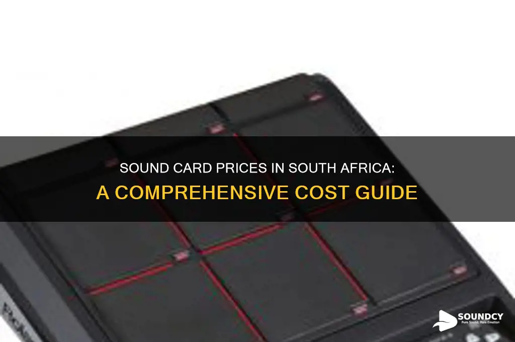 how much is a sound card in south africa