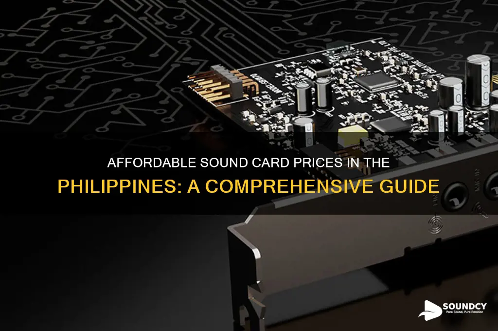 how much is a sound card in the philippines