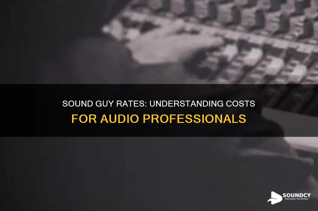 how much is a sound guy