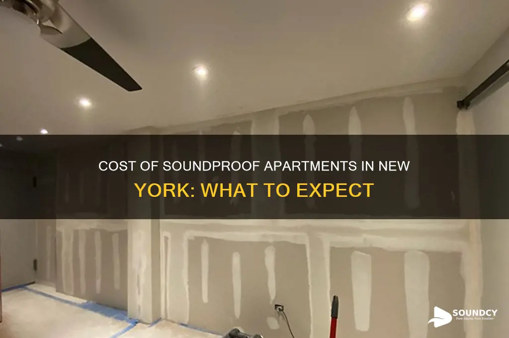 how much is a sound proof apt new york