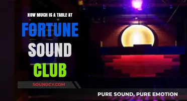 Fortune Sound Club Table Prices: A Comprehensive Guide to Costs