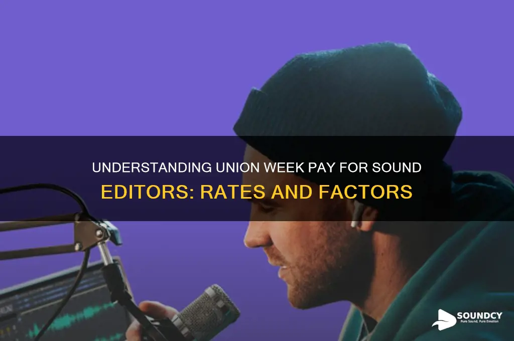 how much is a union week for sound editors
