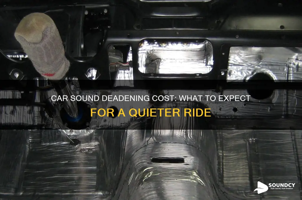 how much is car sound deadening