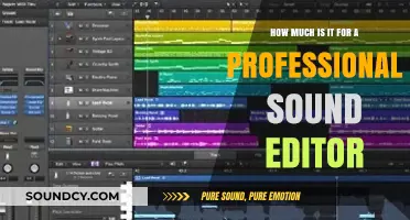 Professional Sound Editing Costs: What to Expect for Your Project