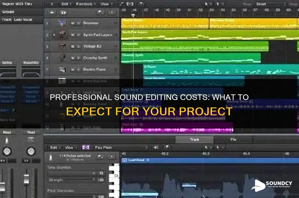 how much is it for a professional sound editor