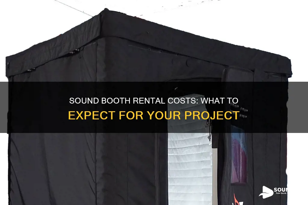 how much is it to rent a sound booth
