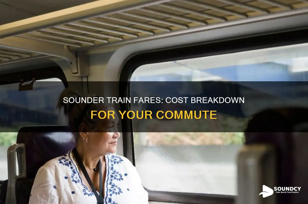 how much is it to ride the sounder train