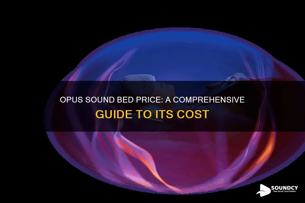 how much is opus sound bed