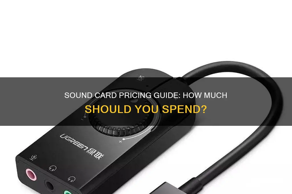 how much is sound card