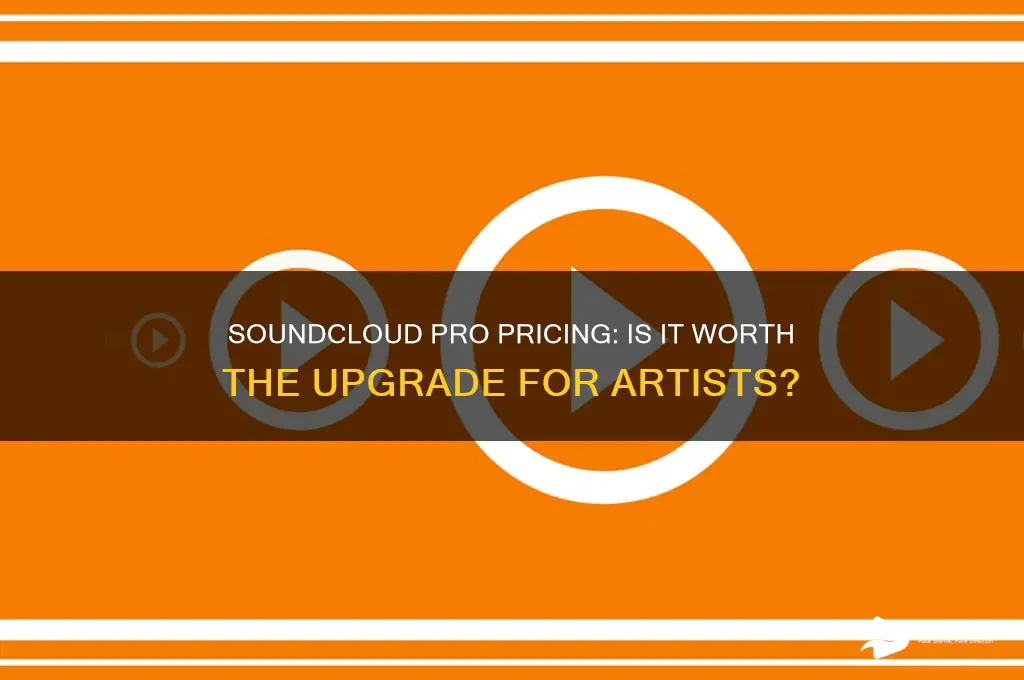 how much is sound cloud pro
