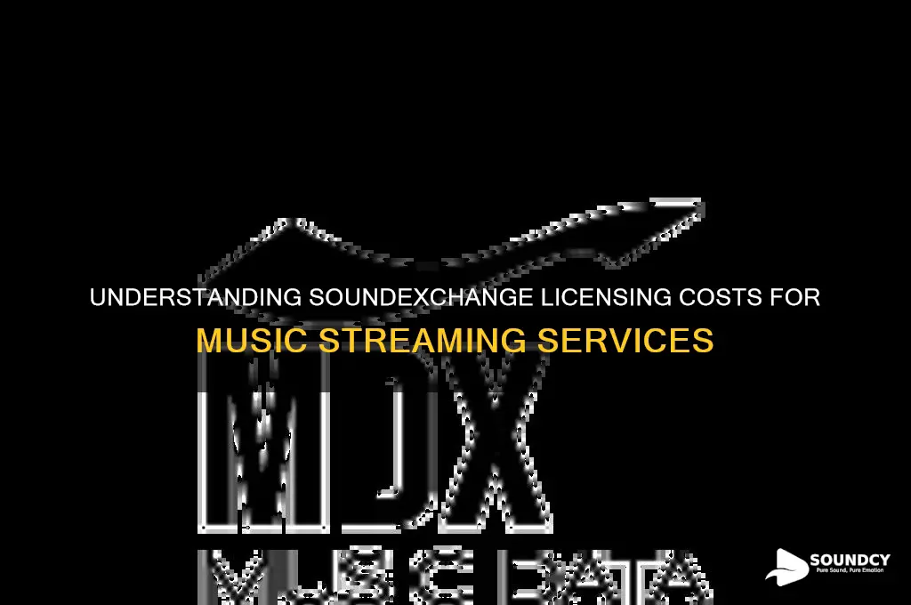 how much is sound exchange licenses