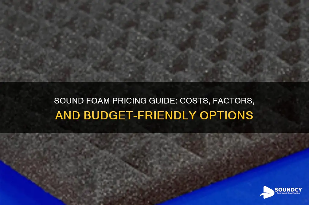 how much is sound foam