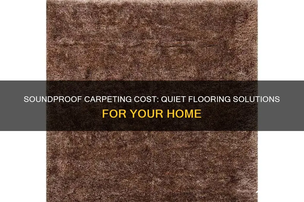 how much is sound proof carpeting