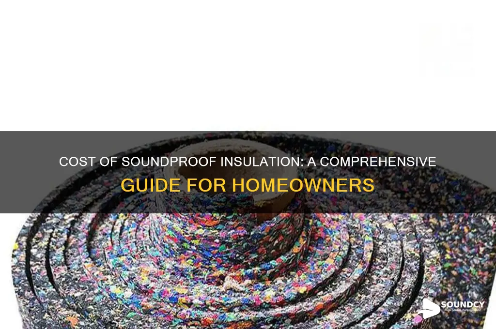 how much is sound proof insulation