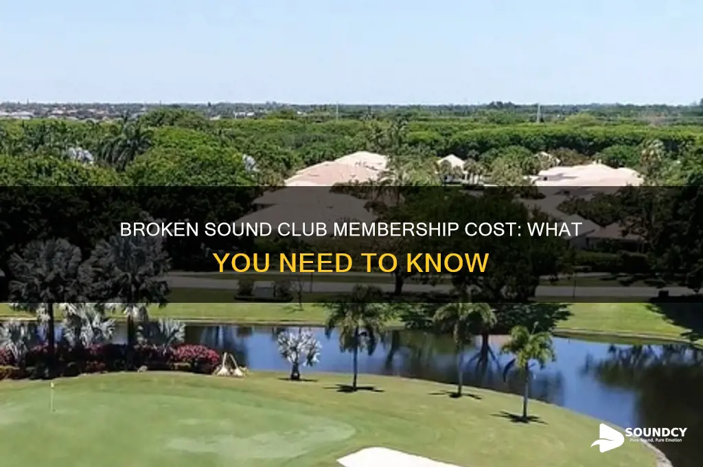 how much is the club mebership at broken sound