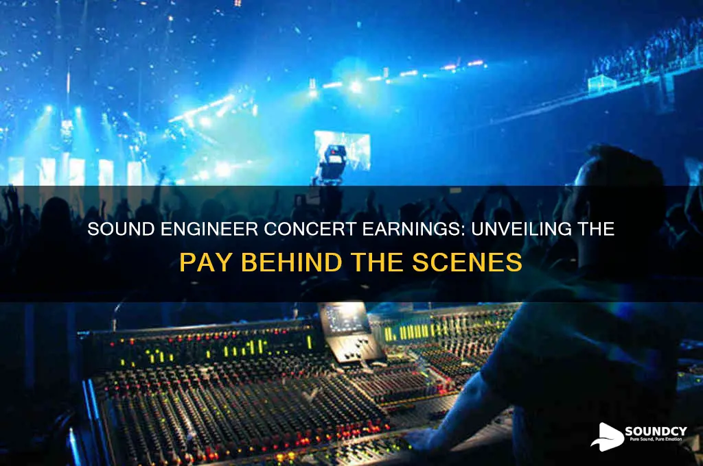 how much money do sound engineers make at concerts