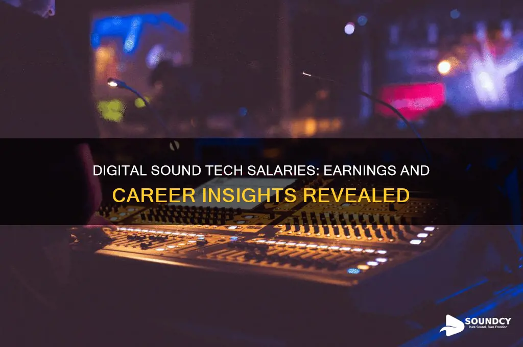 how much money does a digital sound tech make