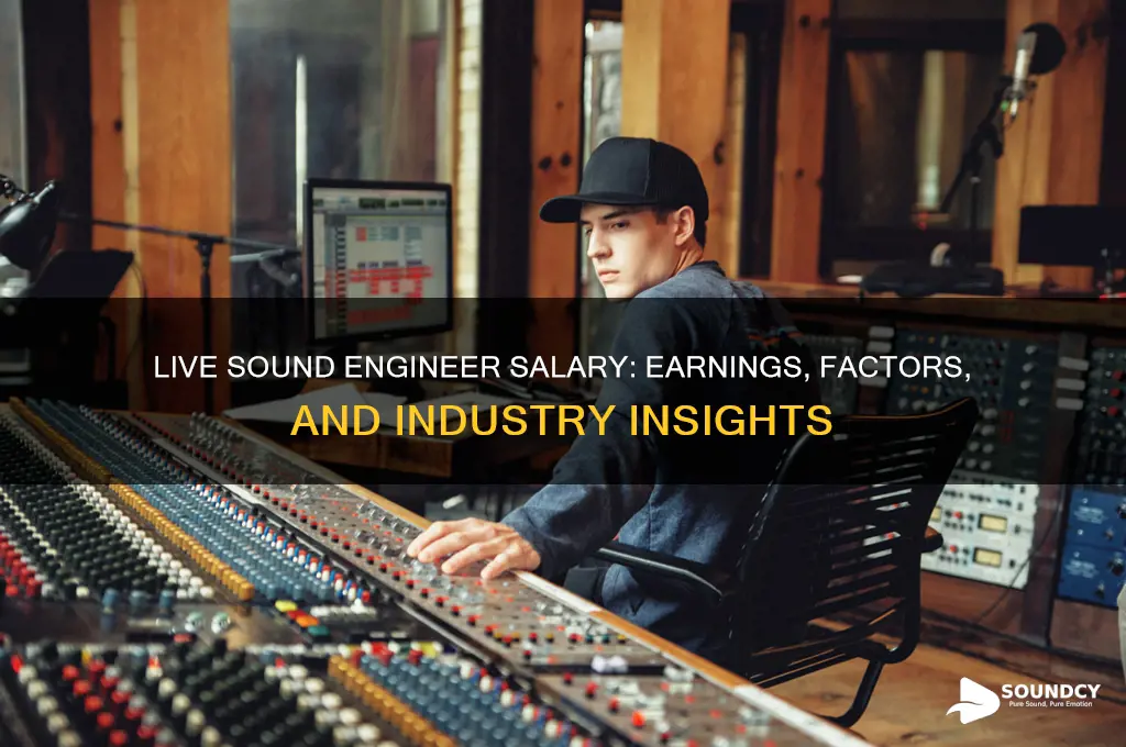 how much money does a live sound engineer make