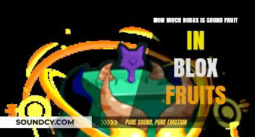 Sound Fruit Robux Cost in Blox Fruits: A Complete Guide