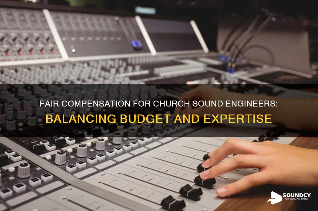 how much should a church pay a sound engineer
