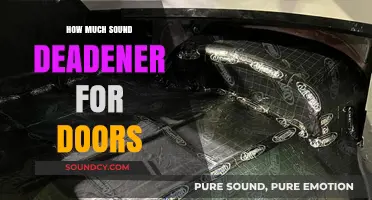 Effective Sound Deadening: How Much Material Do Your Car Doors Need?