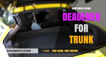 Effective Sound Deadening: How Much Material Does Your Trunk Need?