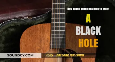 Can Extreme Sound Decibels Theoretically Create a Black Hole?