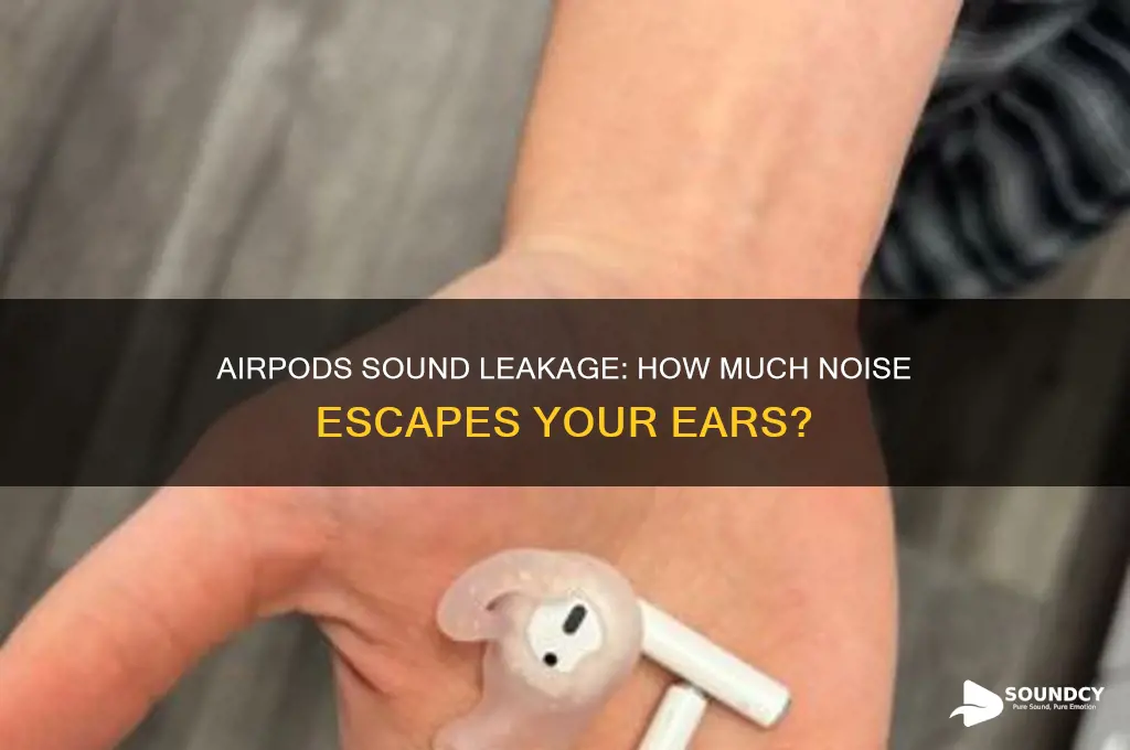 how much sound do airpods leak