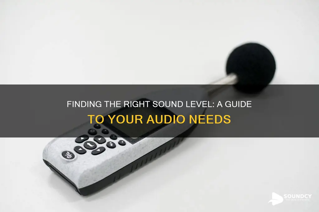 how much sound do i need