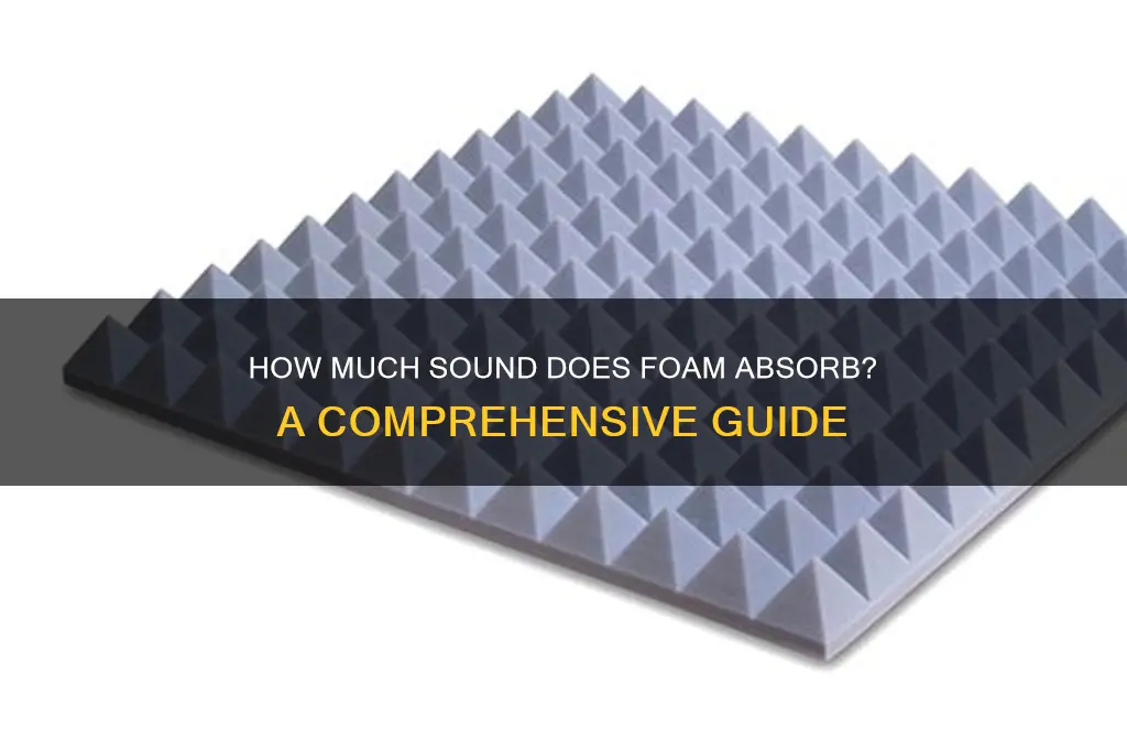 how much sound does foam absorb