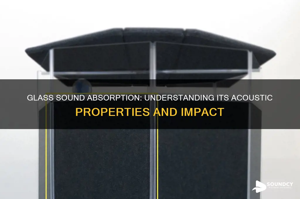 how much sound does glass absorb