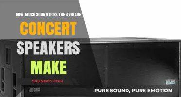 Average Concert Speakers: Decibel Levels and Sound Output Explained