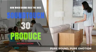 Bose SoundTouch 30: Unveiling Its Impressive Sound Output Levels