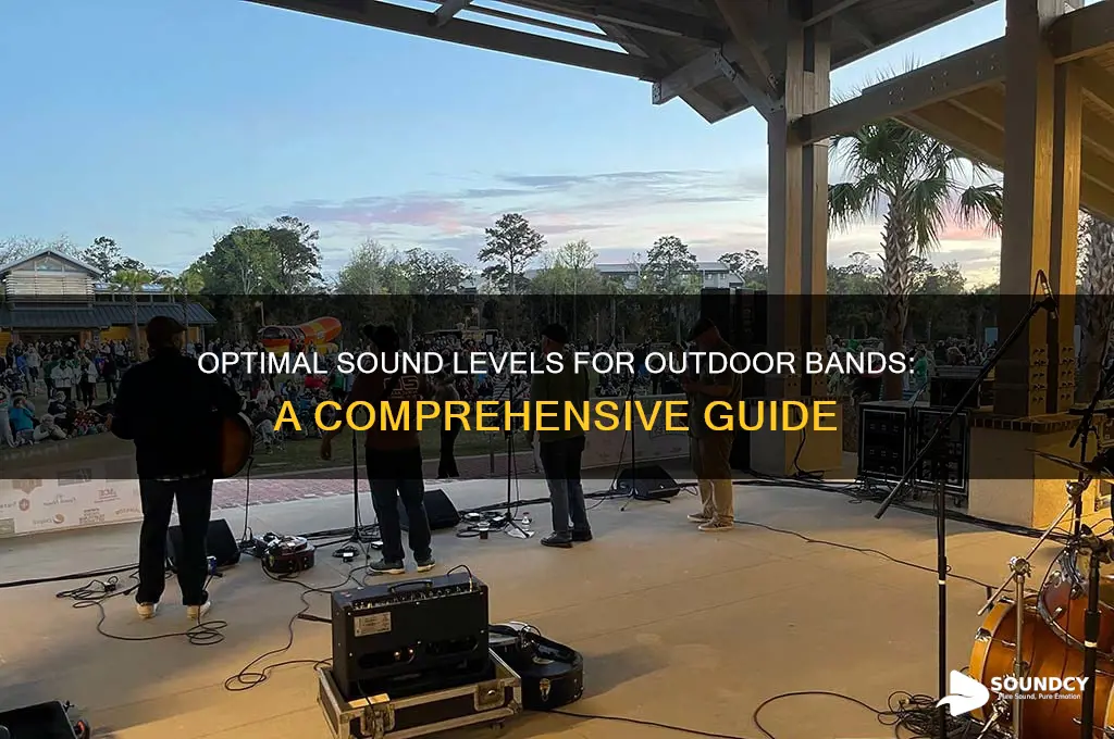 how much sound for outdoor band
