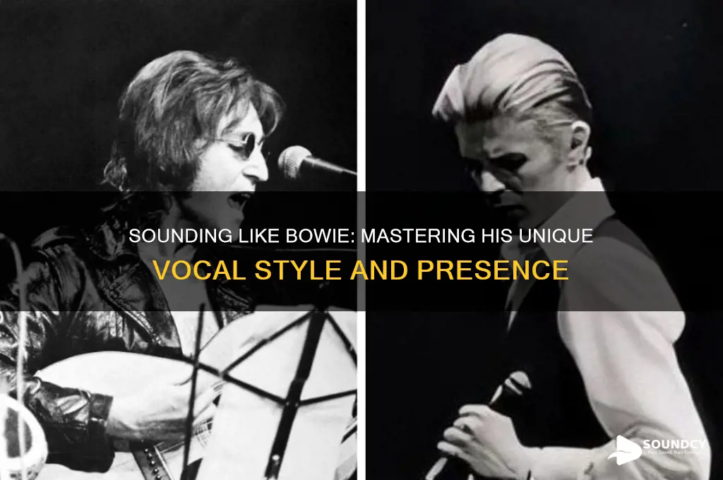 how much sound like bowie