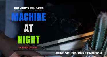 Optimal Sound Machine Usage: Nighttime Costs and Energy Efficiency Tips