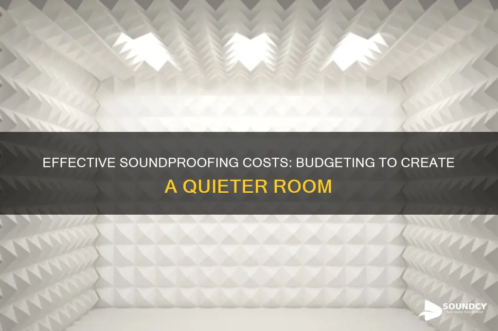 how much to sound proof room
