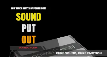 Understanding Sound Power Output: Watts and Decibel Dynamics Explained