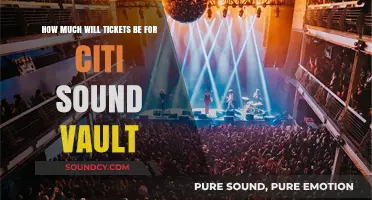 Citi Sound Vault Ticket Prices: What to Expect for 2023