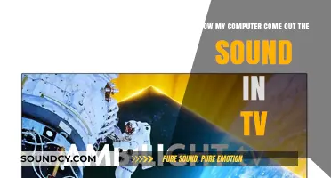 How to Connect Your Computer to TV for Audio Output