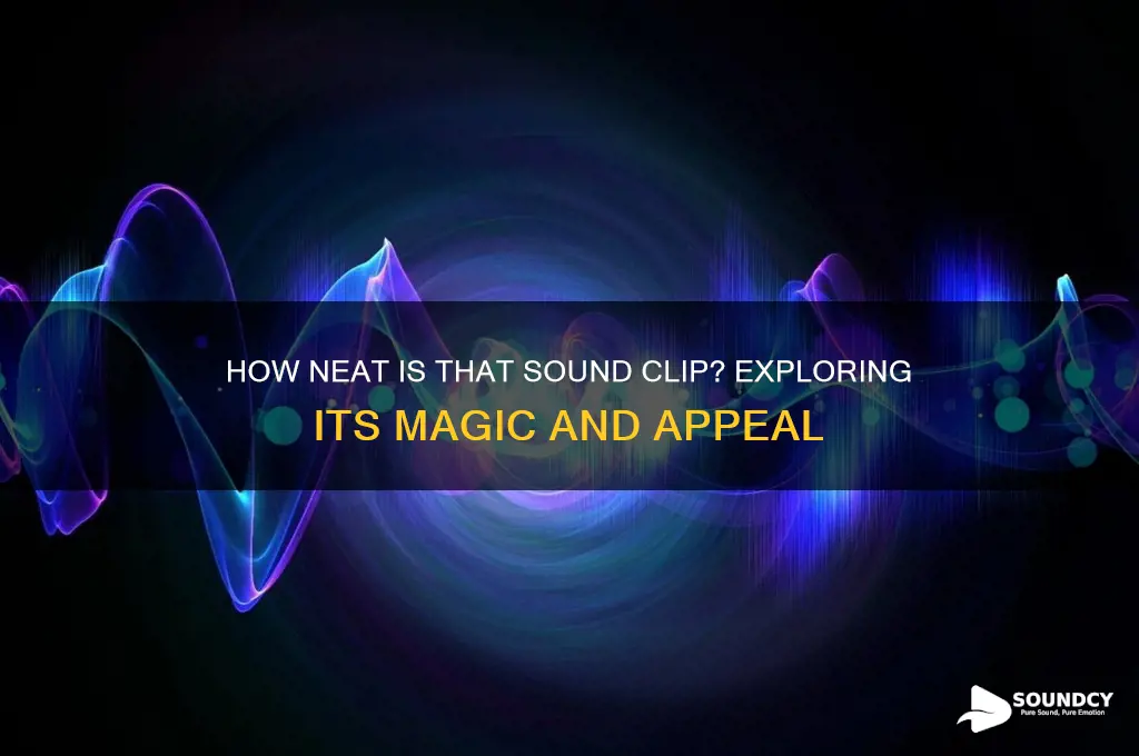 how neat is that sound clip
