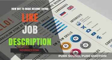 Crafting a Unique Resume: Avoid Mirroring Job Descriptions