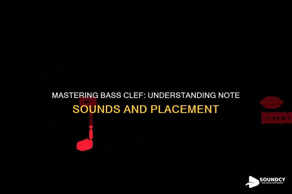 how notes sound on bass clef
