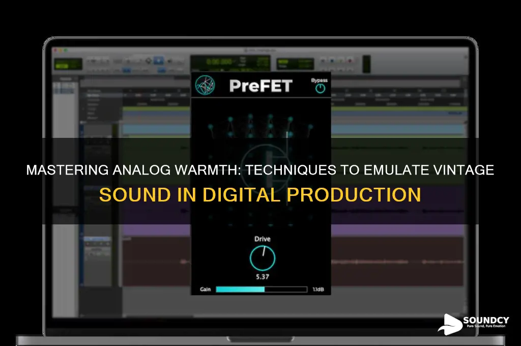 how o imitate analog sound