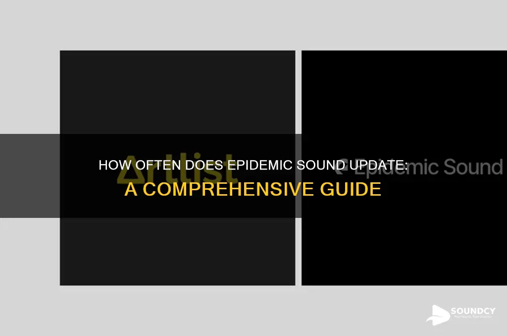 how often does epidemic sound update