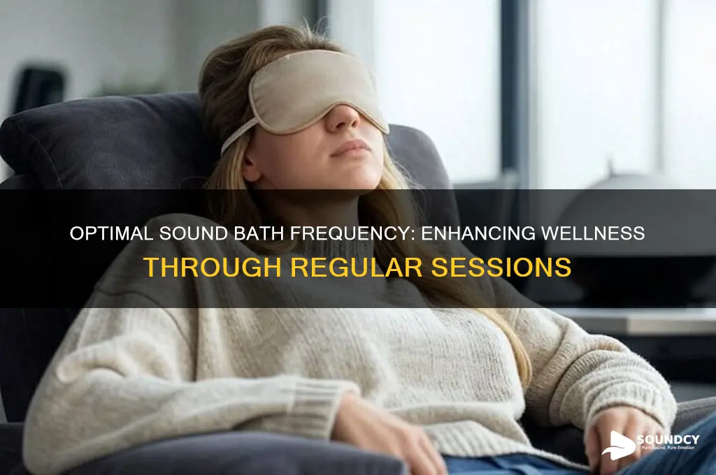 how often to do sound bath